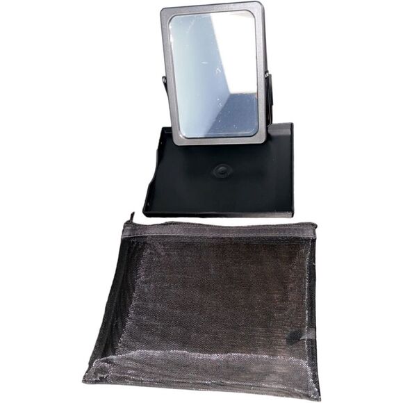 Mary Kay makeup mirror/stand with mesh zippered bag - Picture 1 of 3